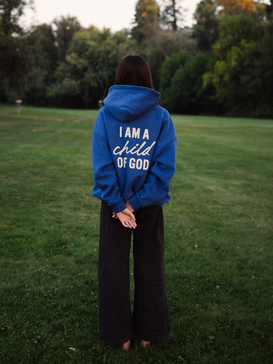 Blue "Child of God" Hoodie