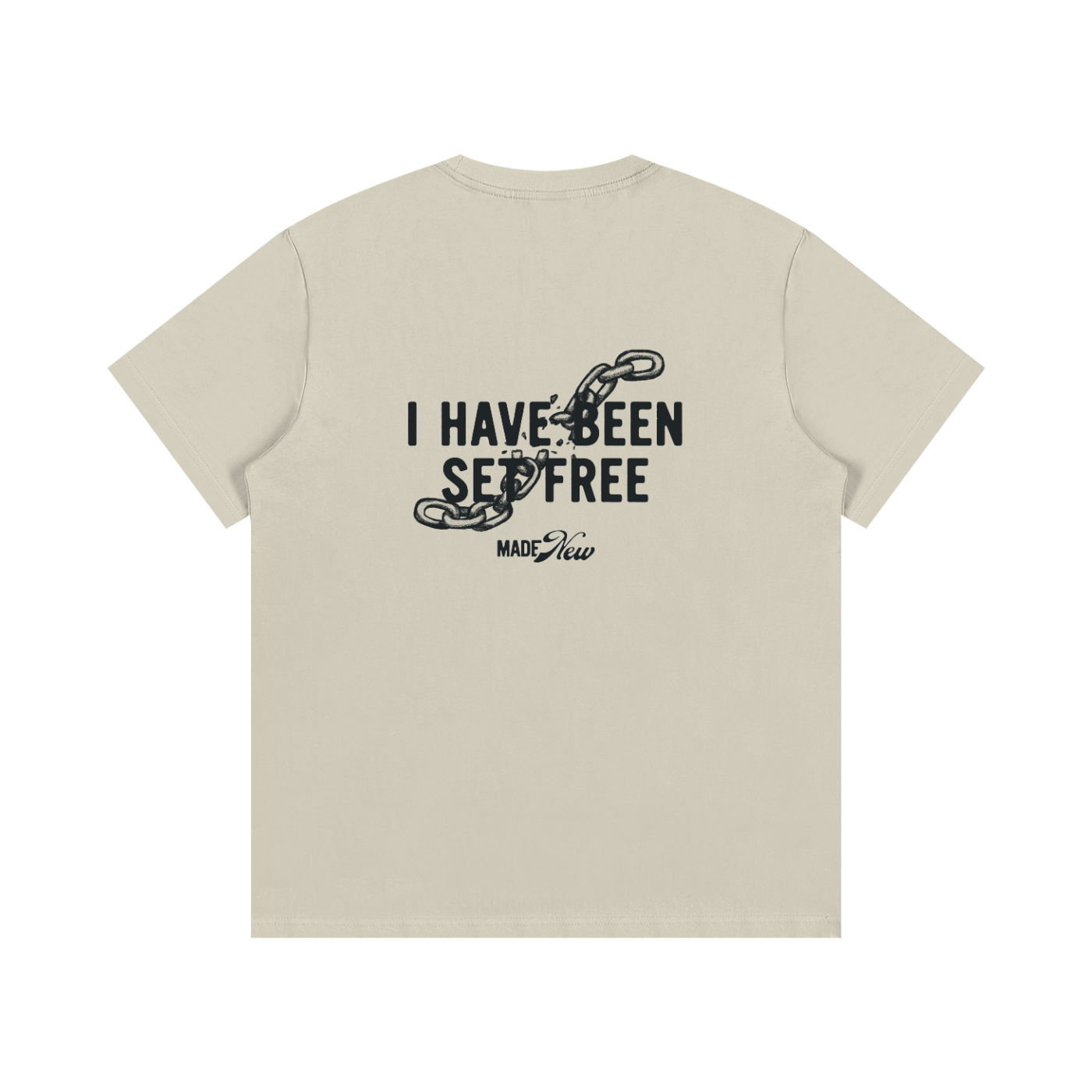 SET FREE BACK DESIGN TEE