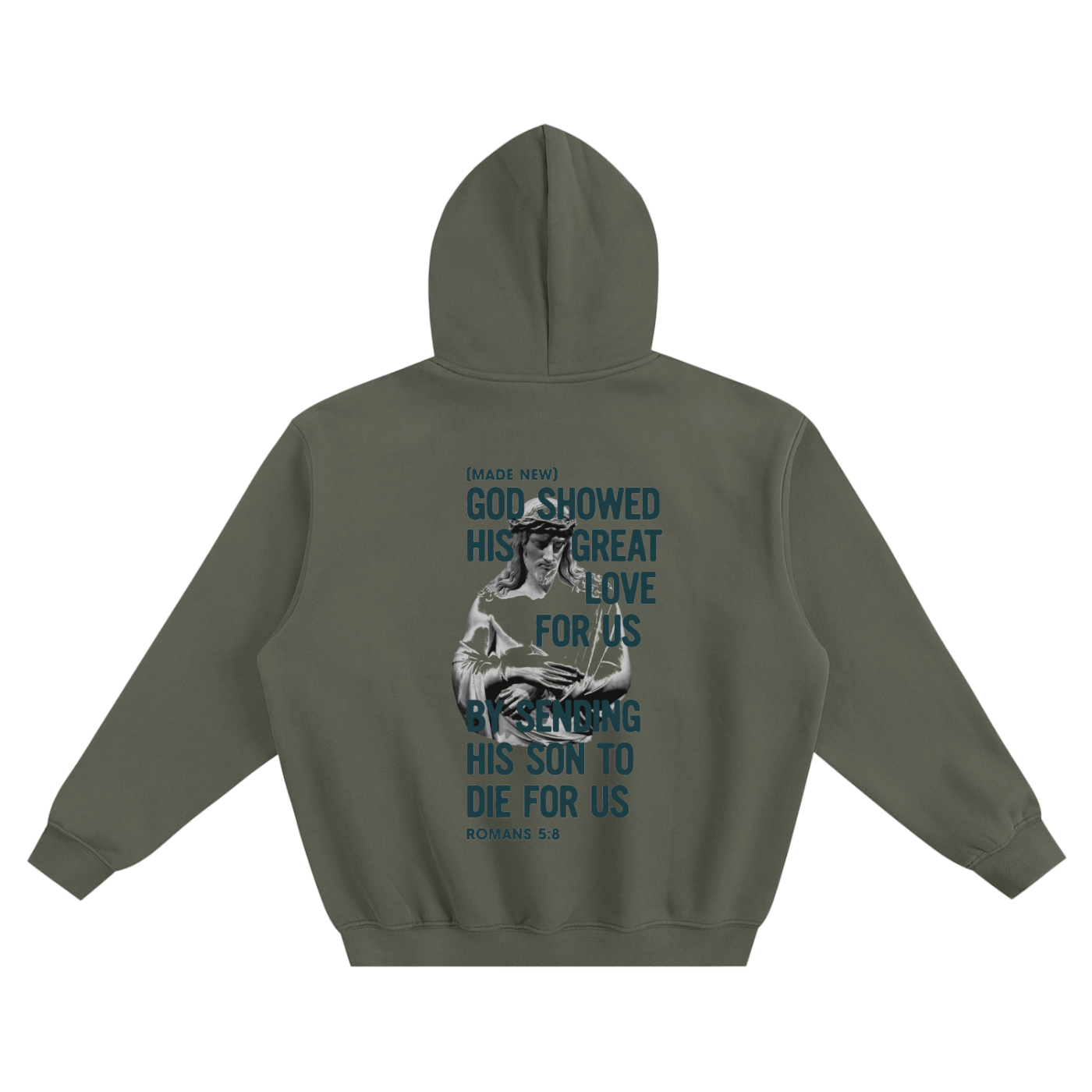 LOVE OF GOD FLEECED BOXY HOODIE