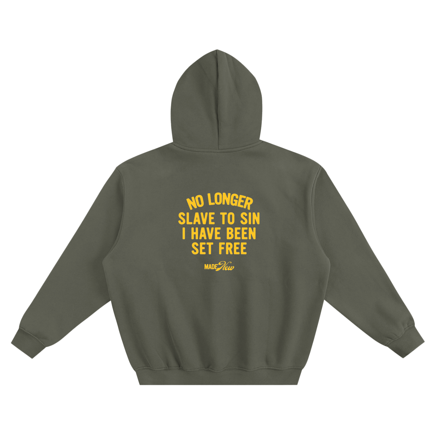No longer slave Fleeced Boxy Hoodie