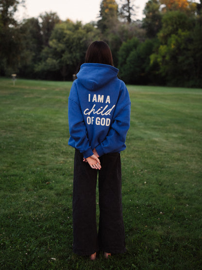 Blue "Child of God" Hoodie