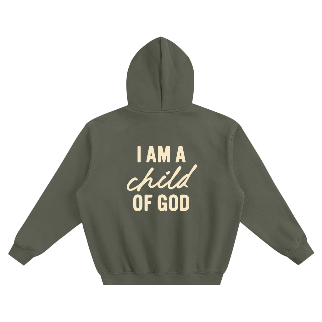 Child of God Fleeced Boxy Hoodie