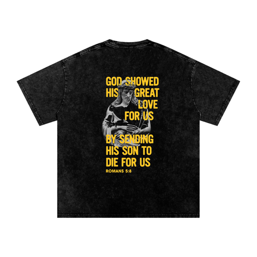 GOD SHOWED US HIS LOVE WASHED TEE