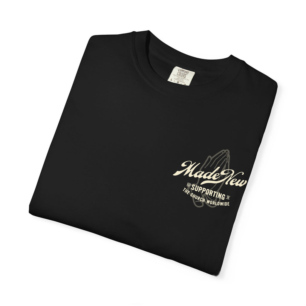 "Supporting the Church" Comfort Black Tee