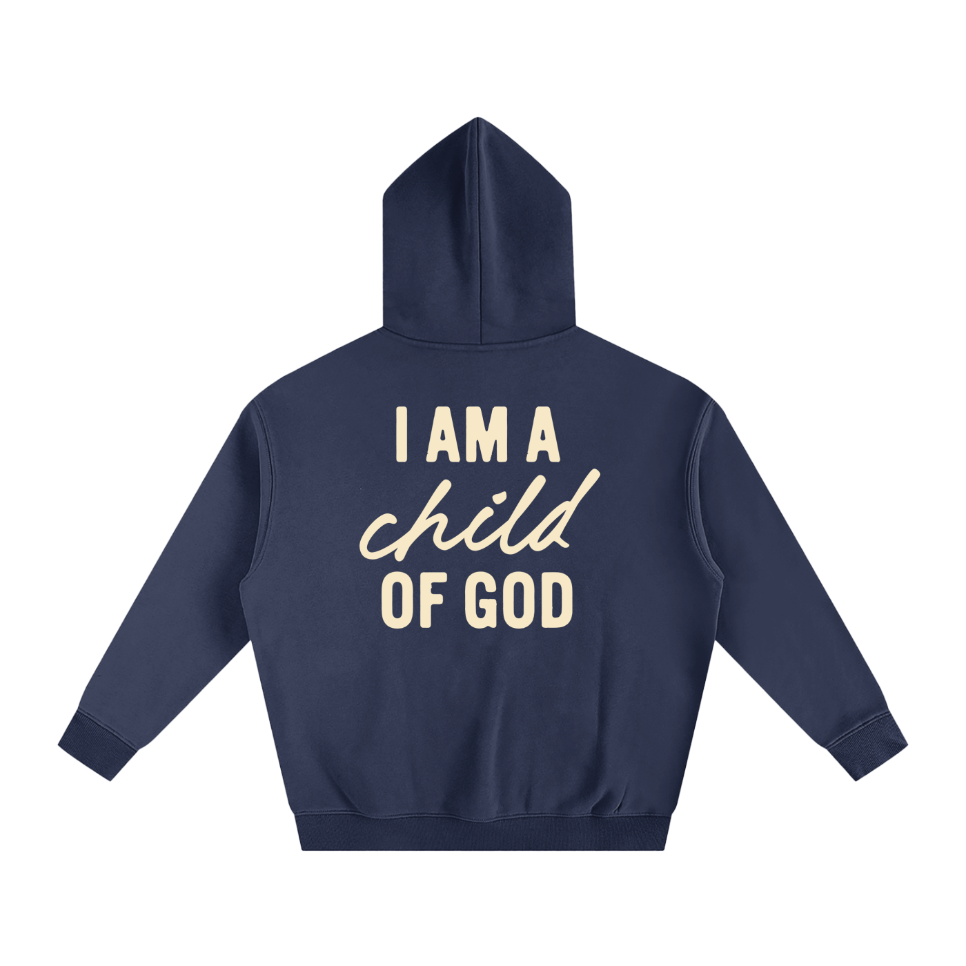 Oversize "Child of God" Fleeced Hoodie