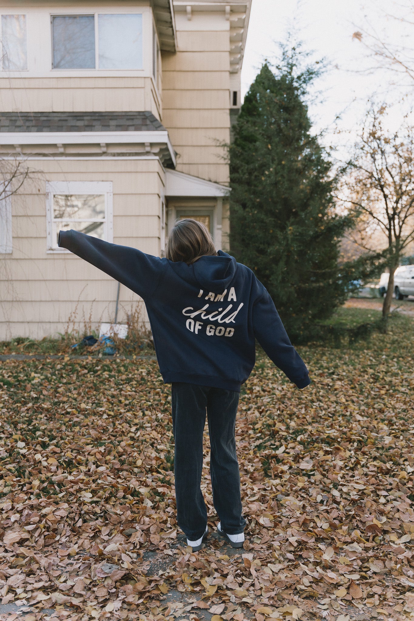 Oversize "Child of God" Fleeced Hoodie