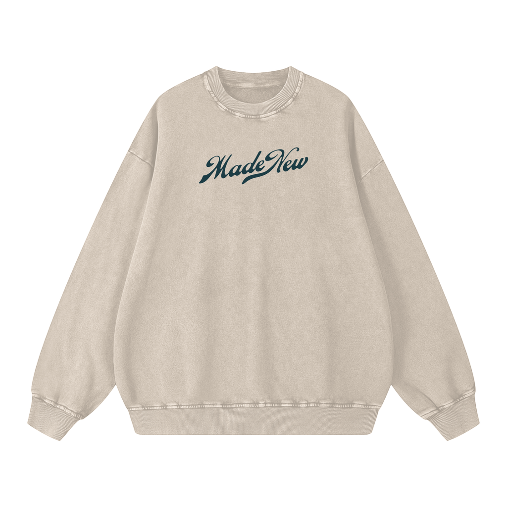 WASHED OVERSIZED CREWNECK