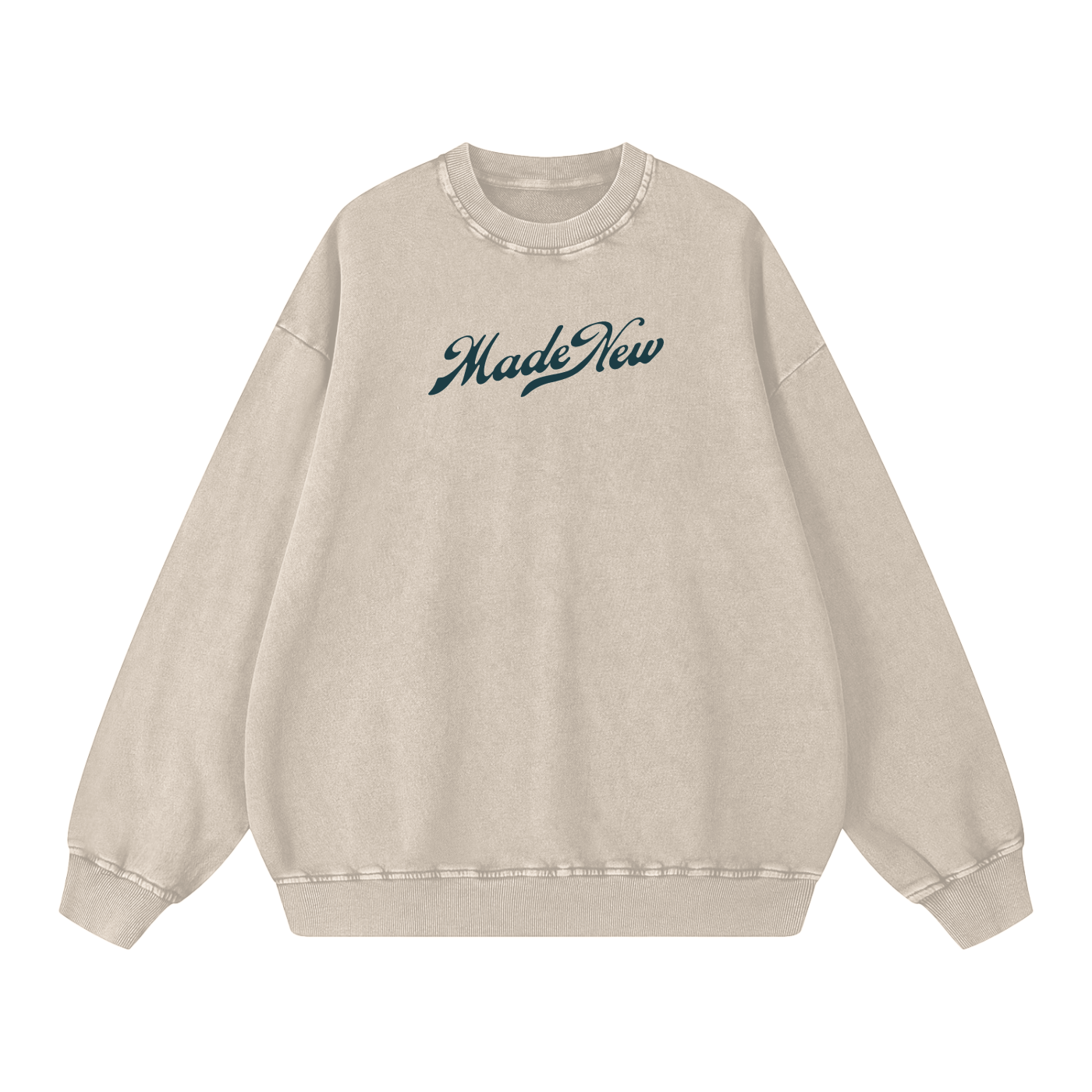 WASHED OVERSIZED CREWNECK