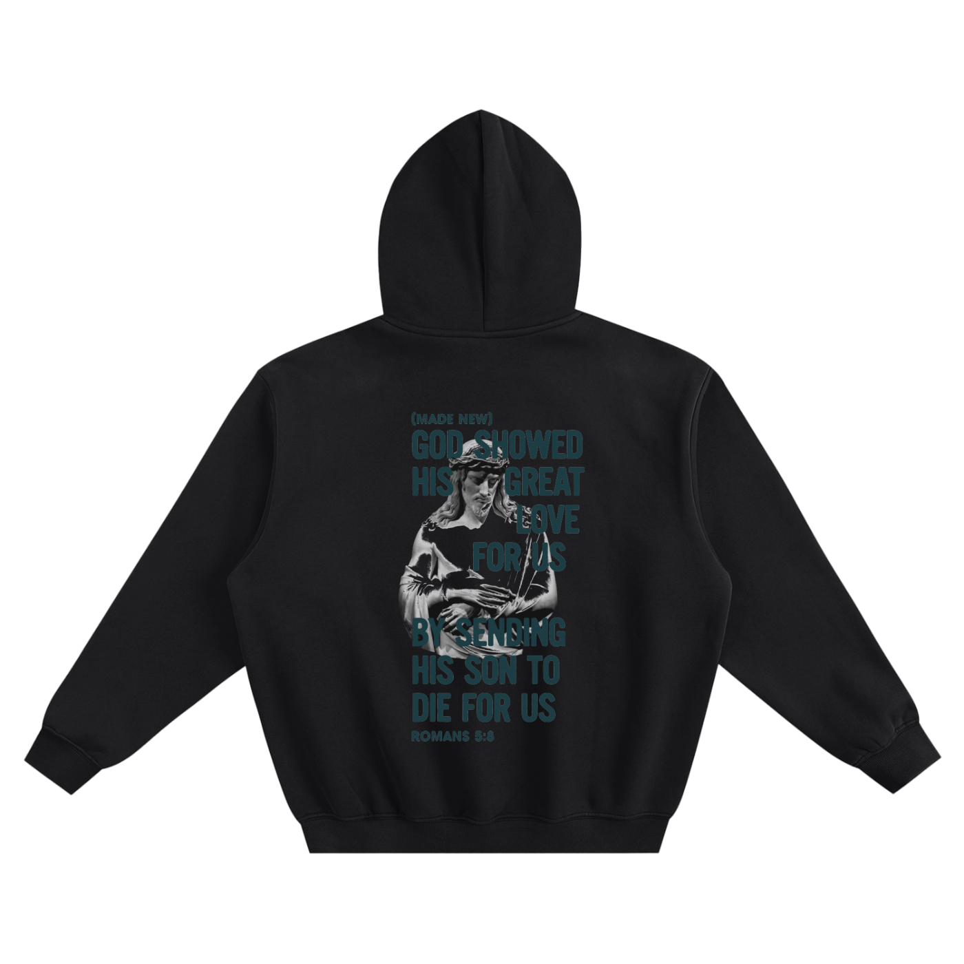LOVE OF GOD FLEECED BOXY HOODIE