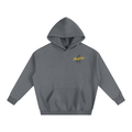 Oversized Fleeced Simple Logo Hoodie