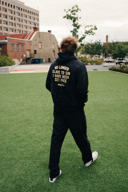 Vintage Frayed "Set Free" Comfort Hoodie