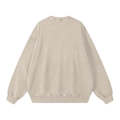 WASHED OVERSIZED CREWNECK