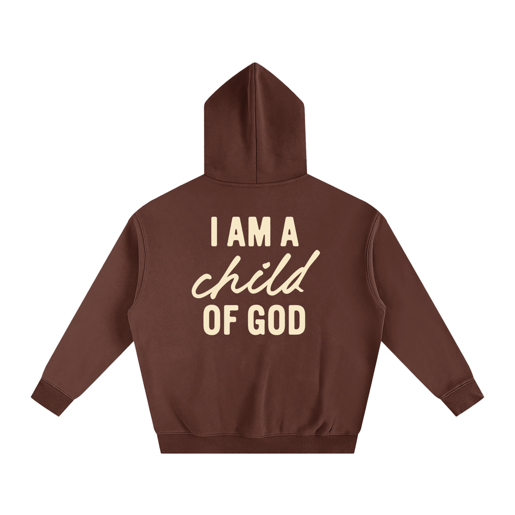 Oversize "Child of God" Fleeced Hoodie