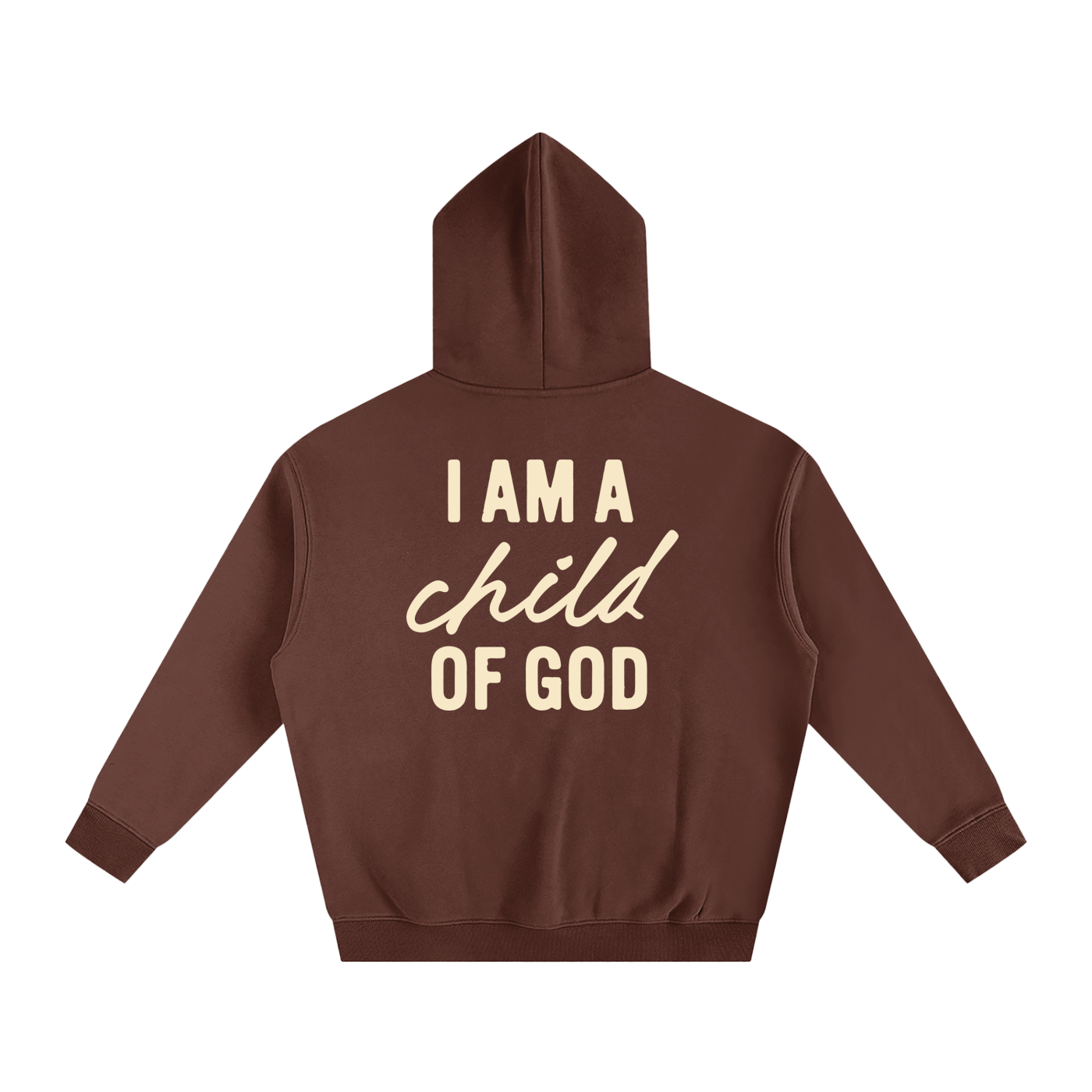 Oversize "Child of God" Fleeced Hoodie